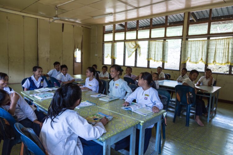 SRK Pensiangan Sabah school classroom