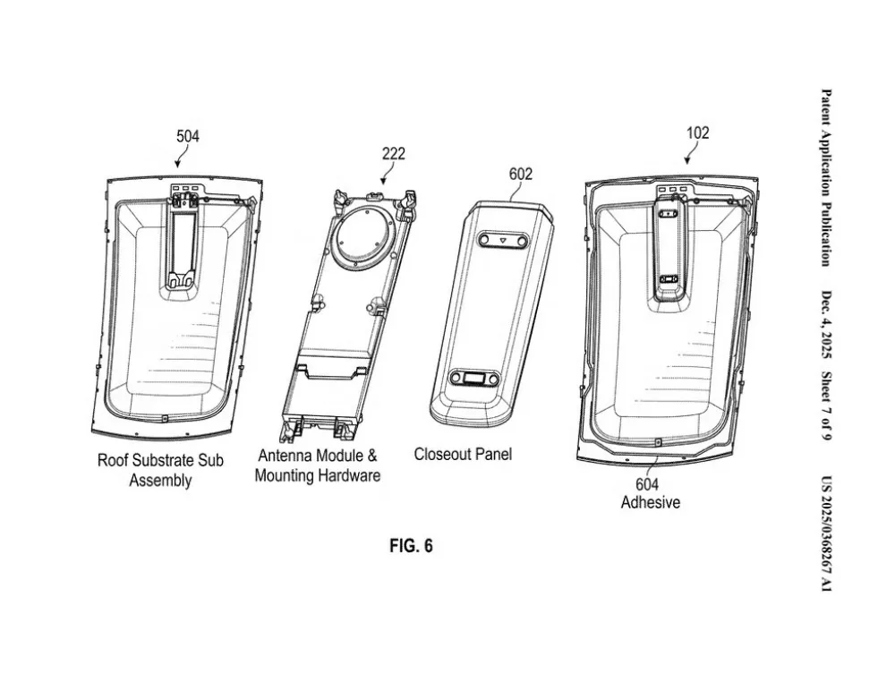 Tesla Starlink Integration Patent