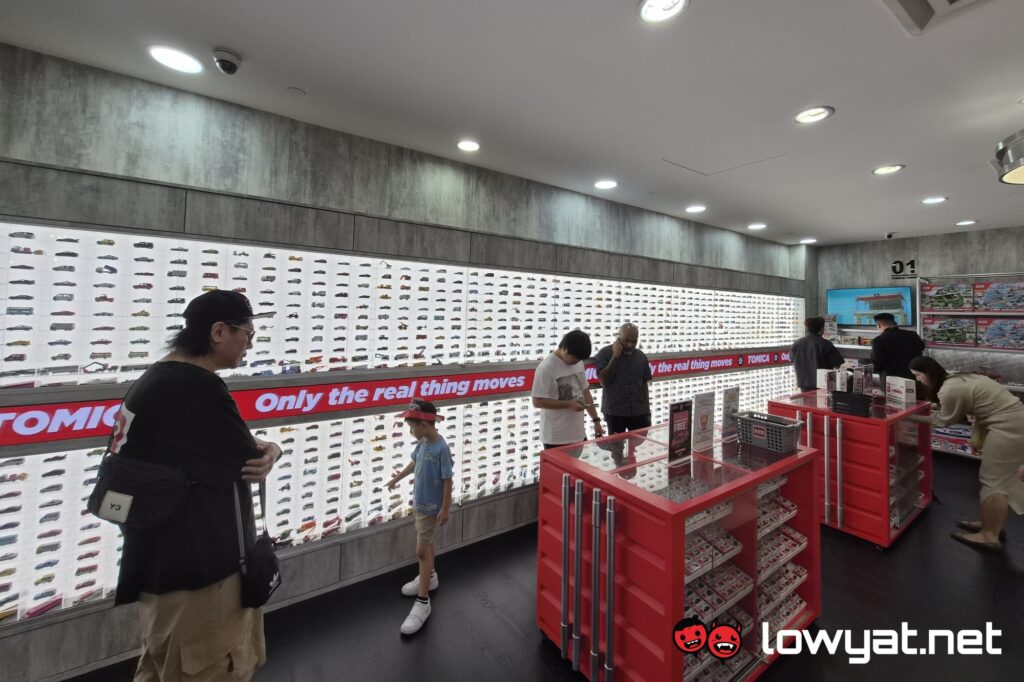 Tomica Brand Store Malaysia wall