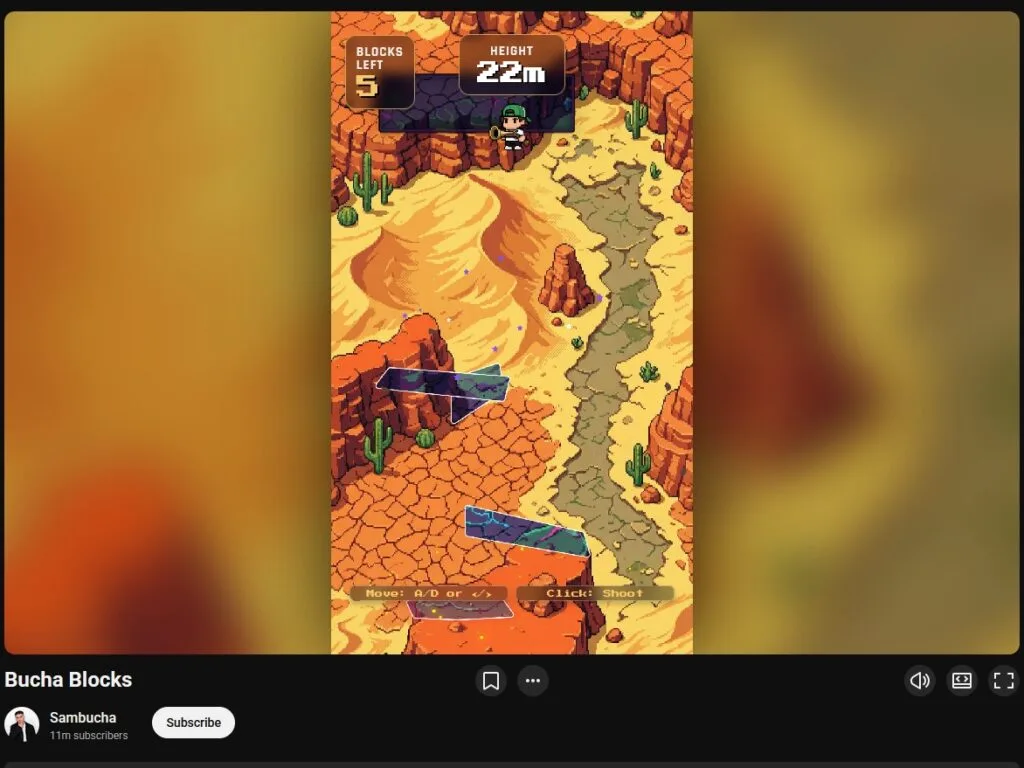 YouTube Playables Bucha Blocks