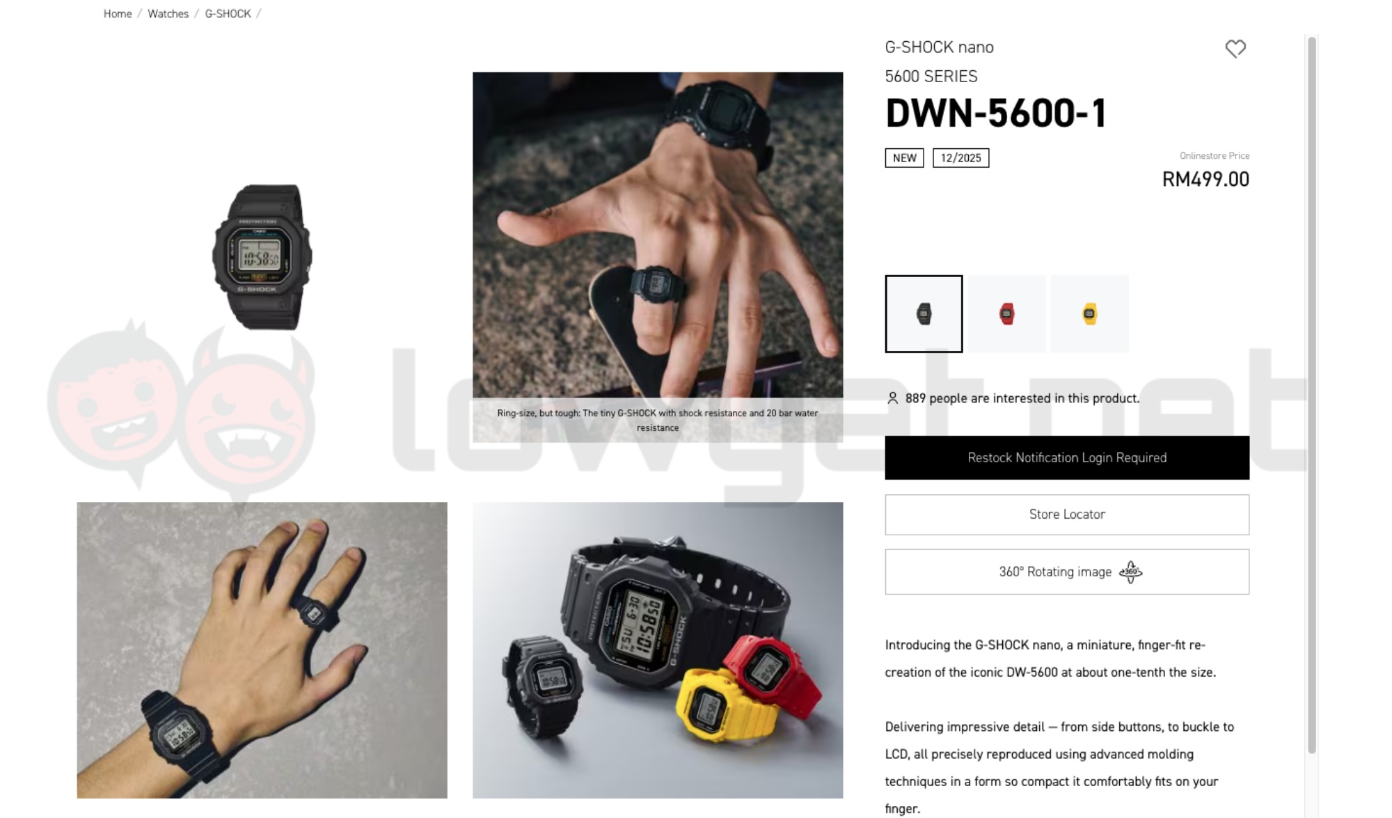 casio g-shock dwn-5600 malaysia