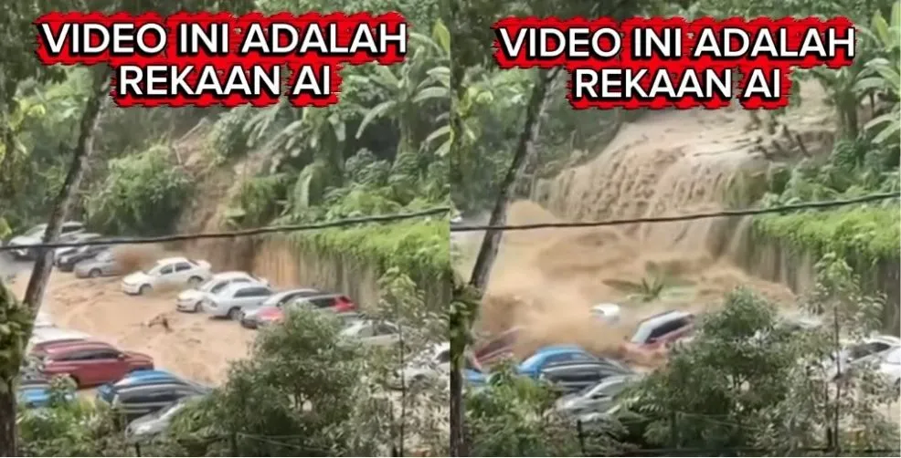 fake ai video rising during monsoon flood season