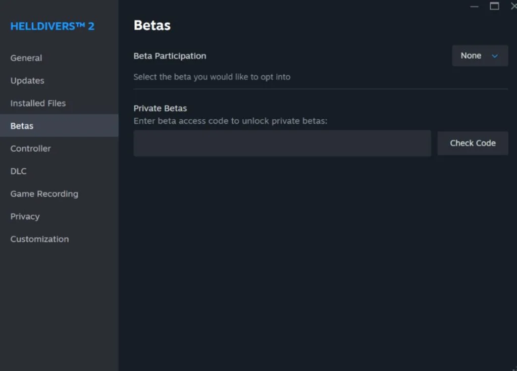 helldivers 2 beta installation size pc