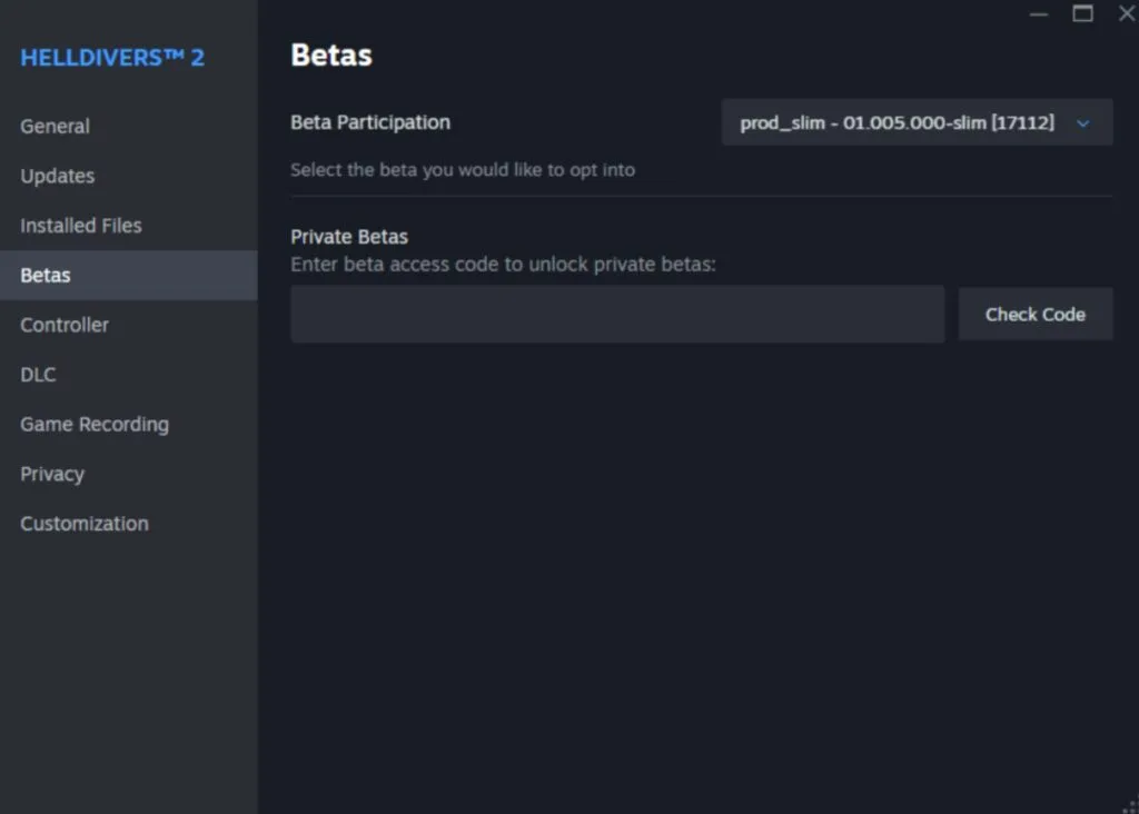 helldivers 2 beta installation size pc