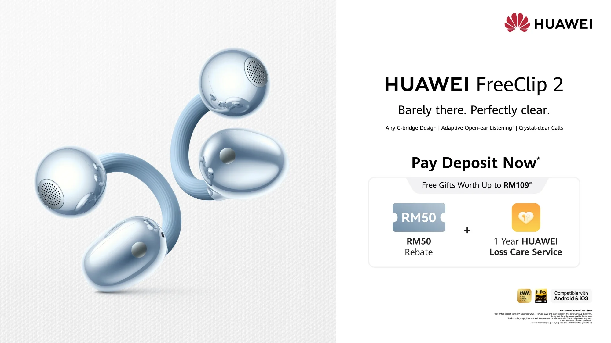 huawei freeclip 2 to launch in malaysia