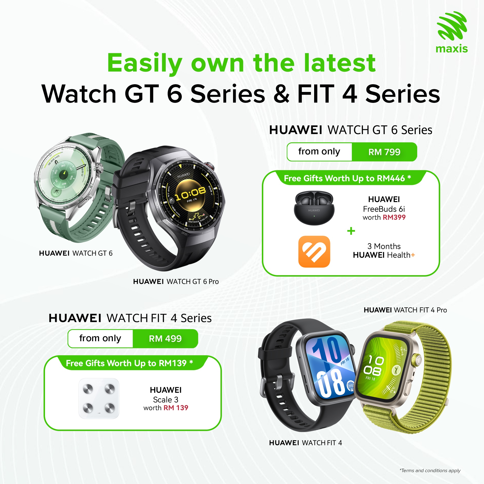 Huawei Watch Fit 4 Watch GT 6 offer