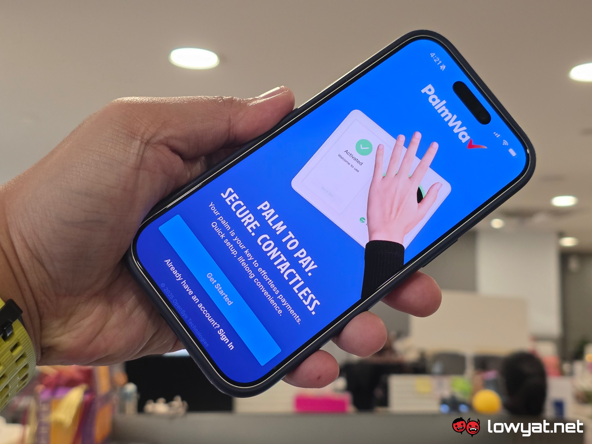 opensys palmwav pilot