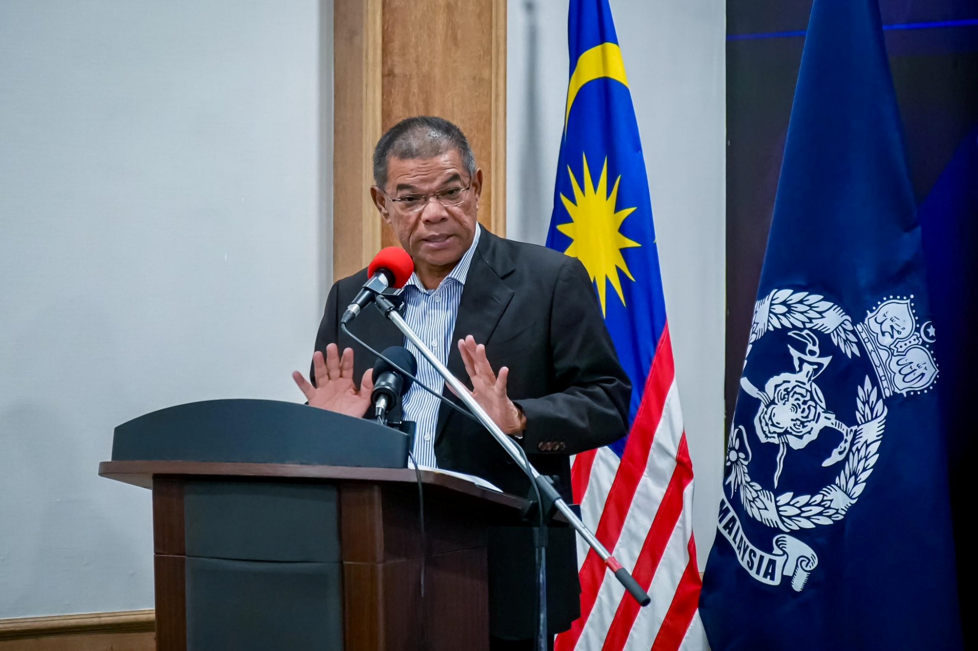 Home Minister Saifuddin Nasution Ismail