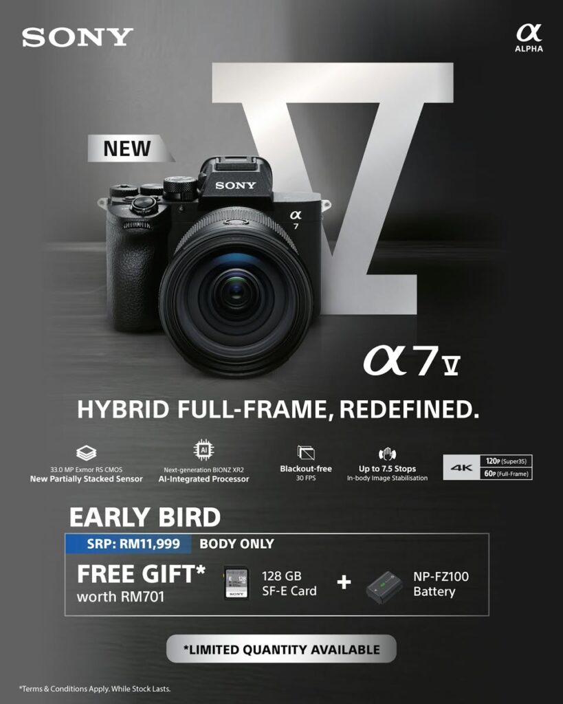 sony alpha 7 v pre-order malaysia