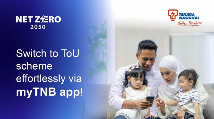 tnb switch tou via mytnb app