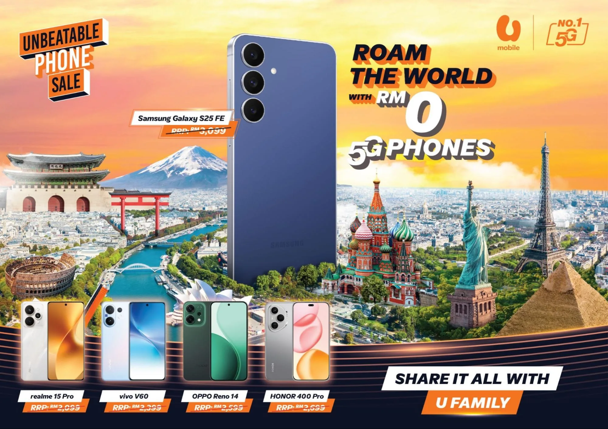 u mobile unbeatable phone sale 2025