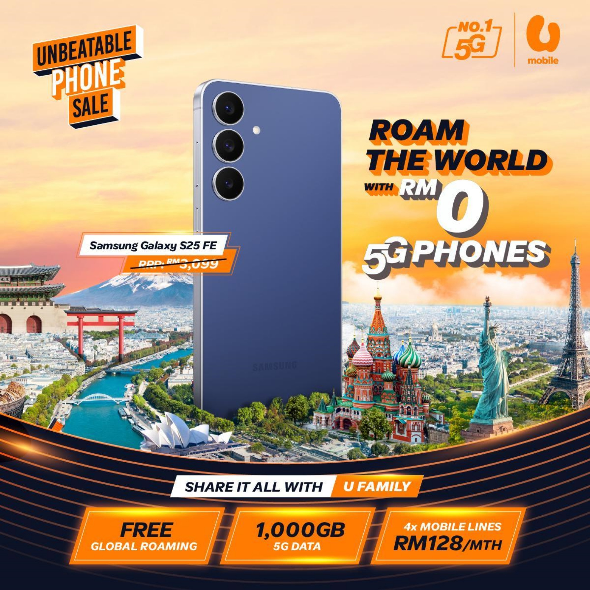 u mobile unbeatable phone sale 2025