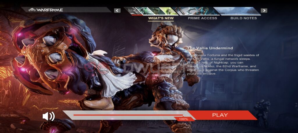 Warframe Android Closed Beta