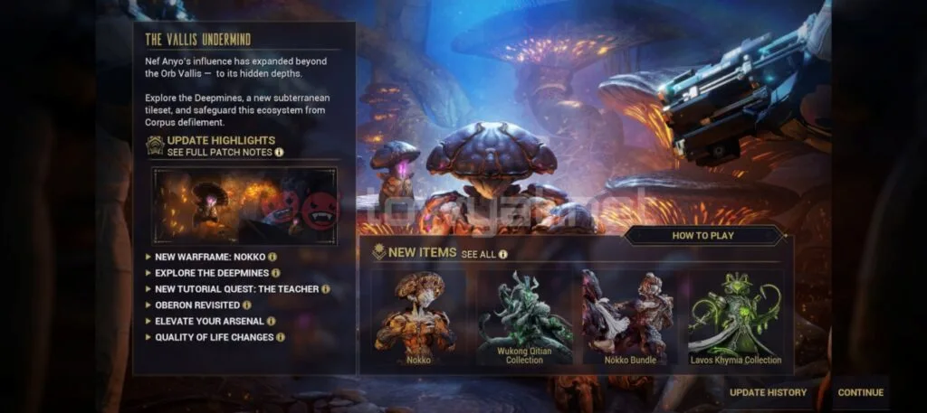 Warframe Android Closed Beta