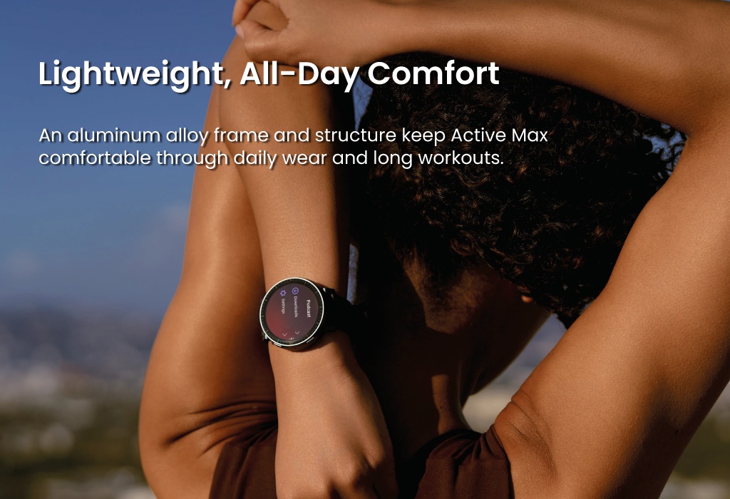 Amazfit Active Max To Launch In Malaysia On 10 January