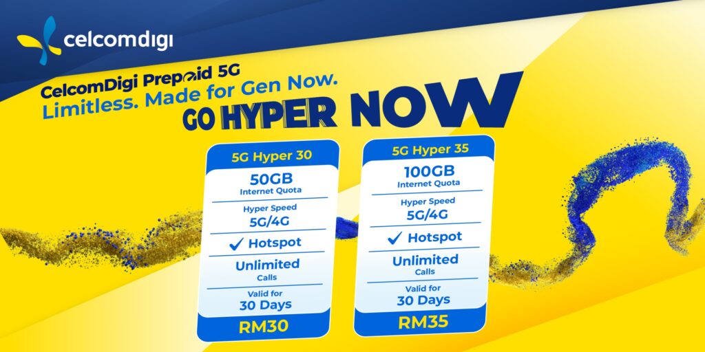 CelcomDigi Prepaid 5G Hyper