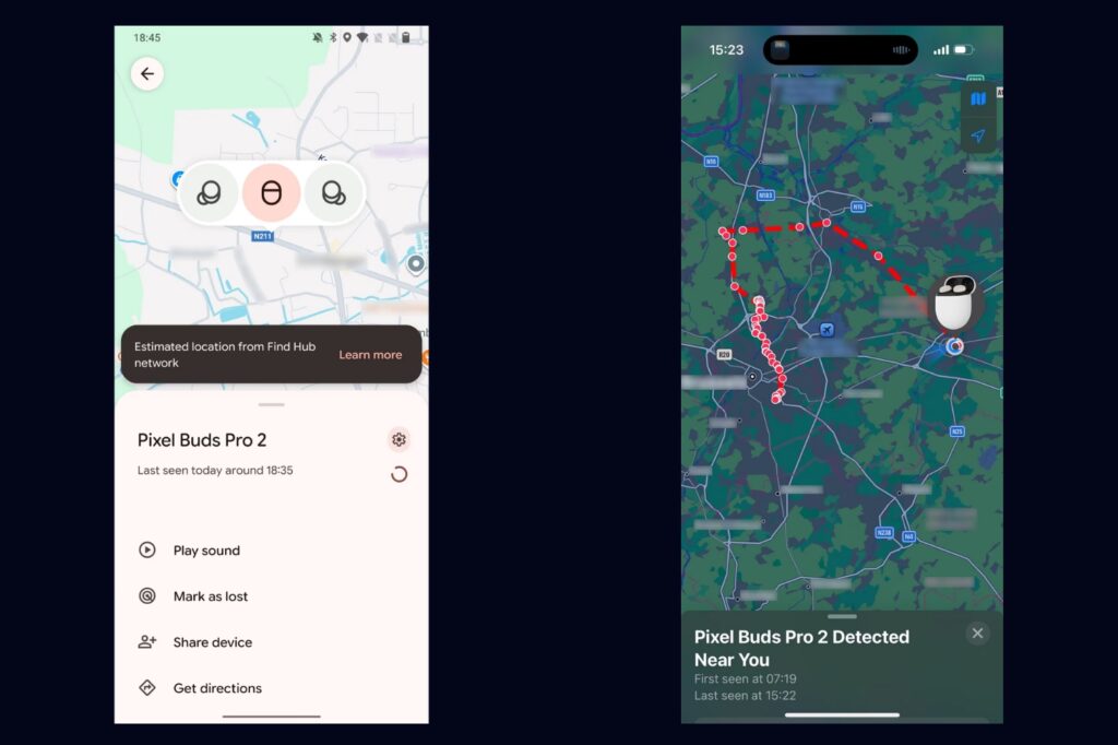 Google Fast Pair Find My Device Find Hub