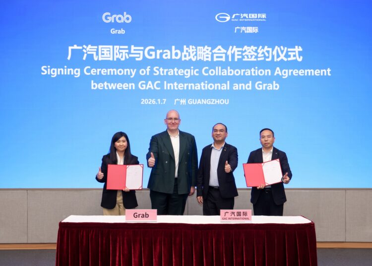 Grab To Roll Out 20,000 GAC EVs Across Southeast Asia