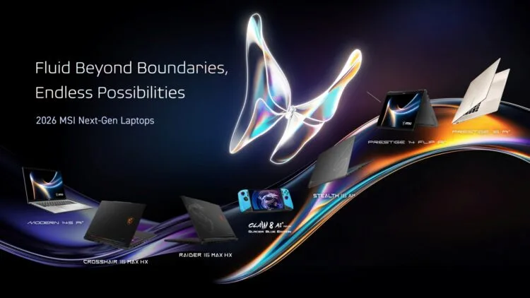 MSI CES 2026 lineup