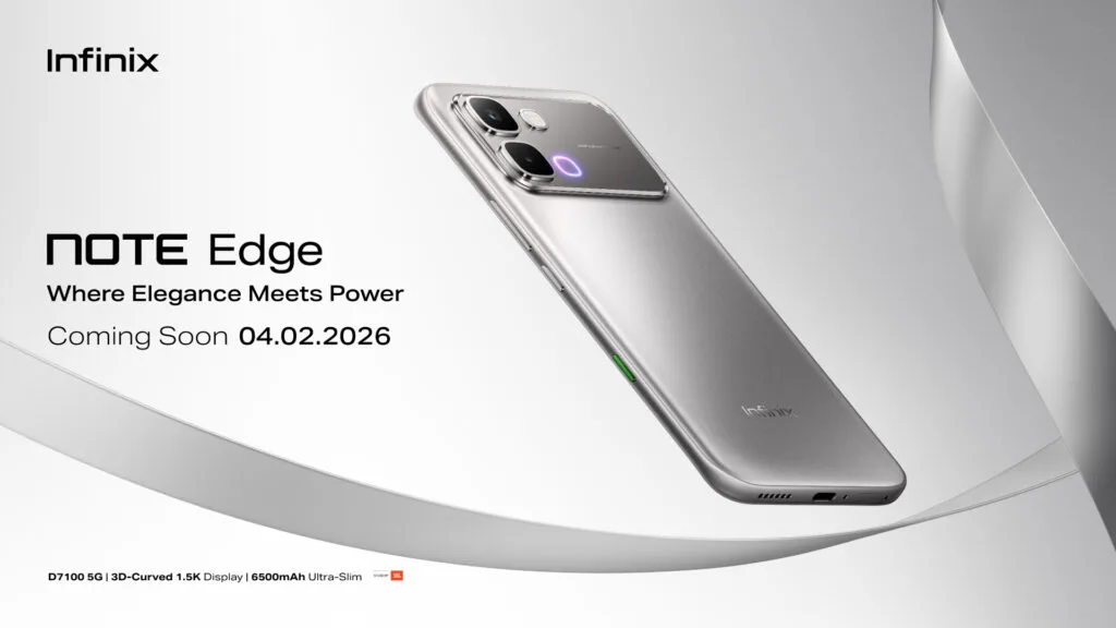 Infinix NOTE Edge 4 feb alunch
