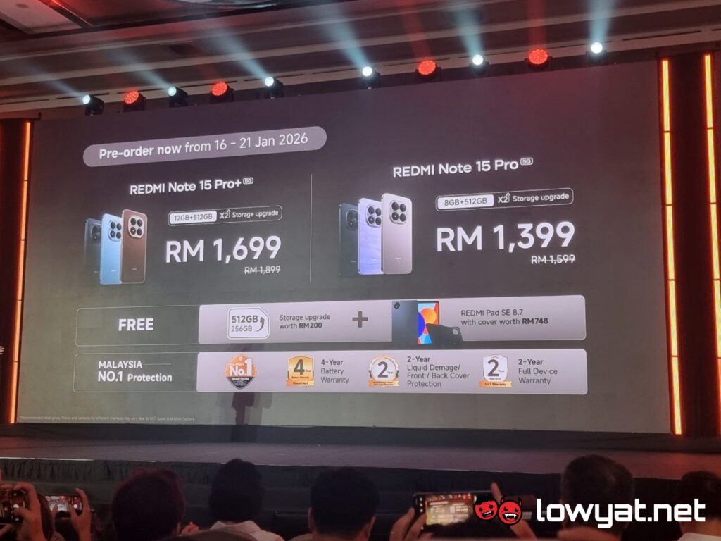 Redmi Note 15 Series Now Official In Malaysia