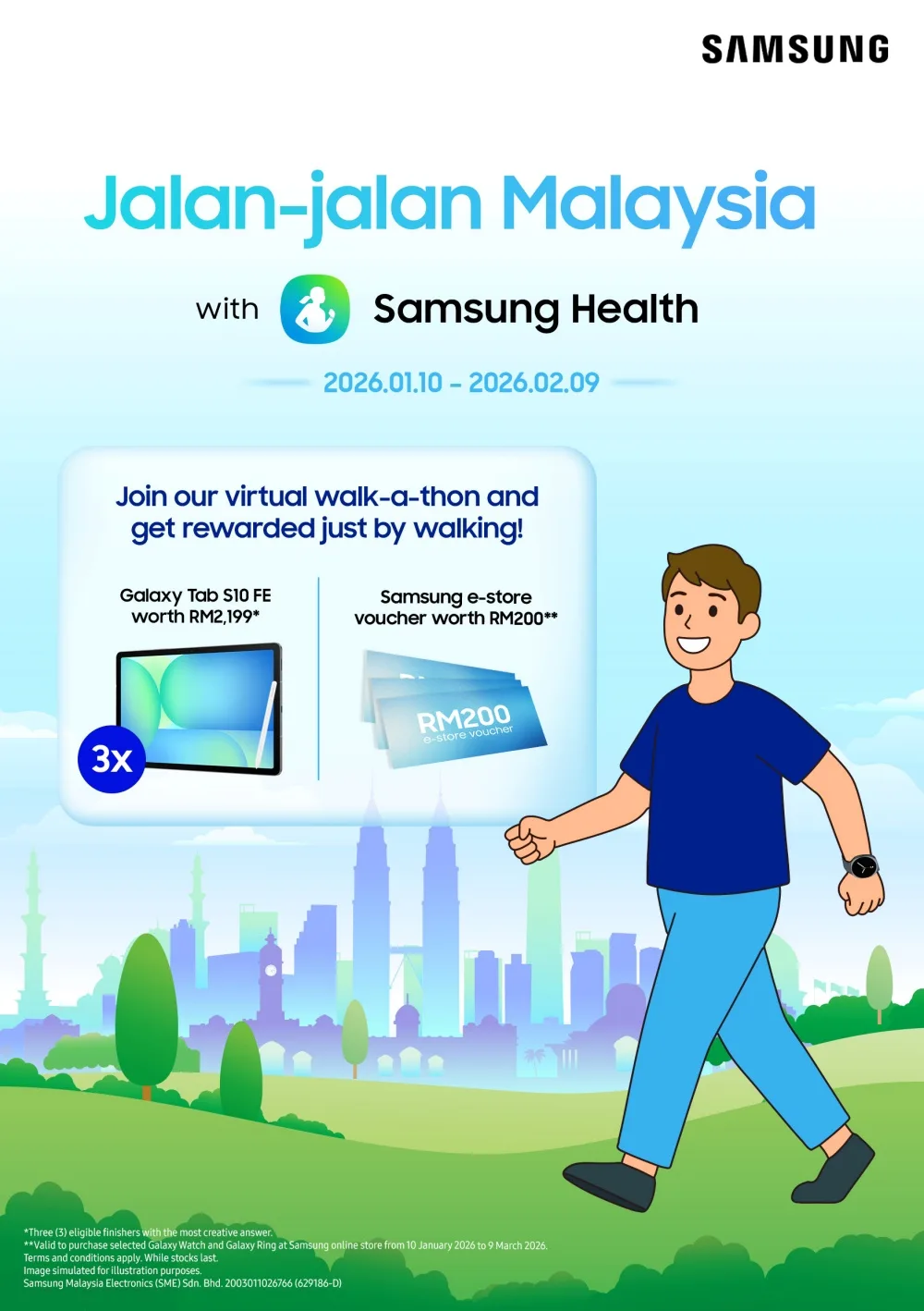 Samsung Walkathon Galaxy Tab S10 FE
