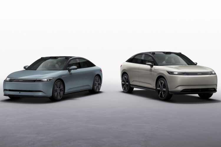 Sony Honda Mobility Afeela 1 left Prototype 2026 right