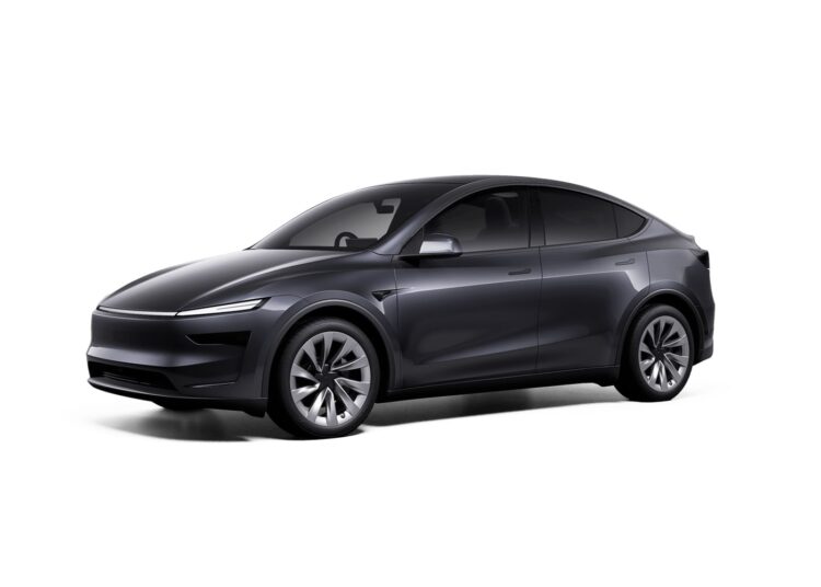 Tesla Model Y 2026 Space Grey front