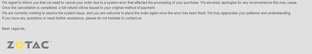 Zotac Cancels Orders Relists Higher Prices 1