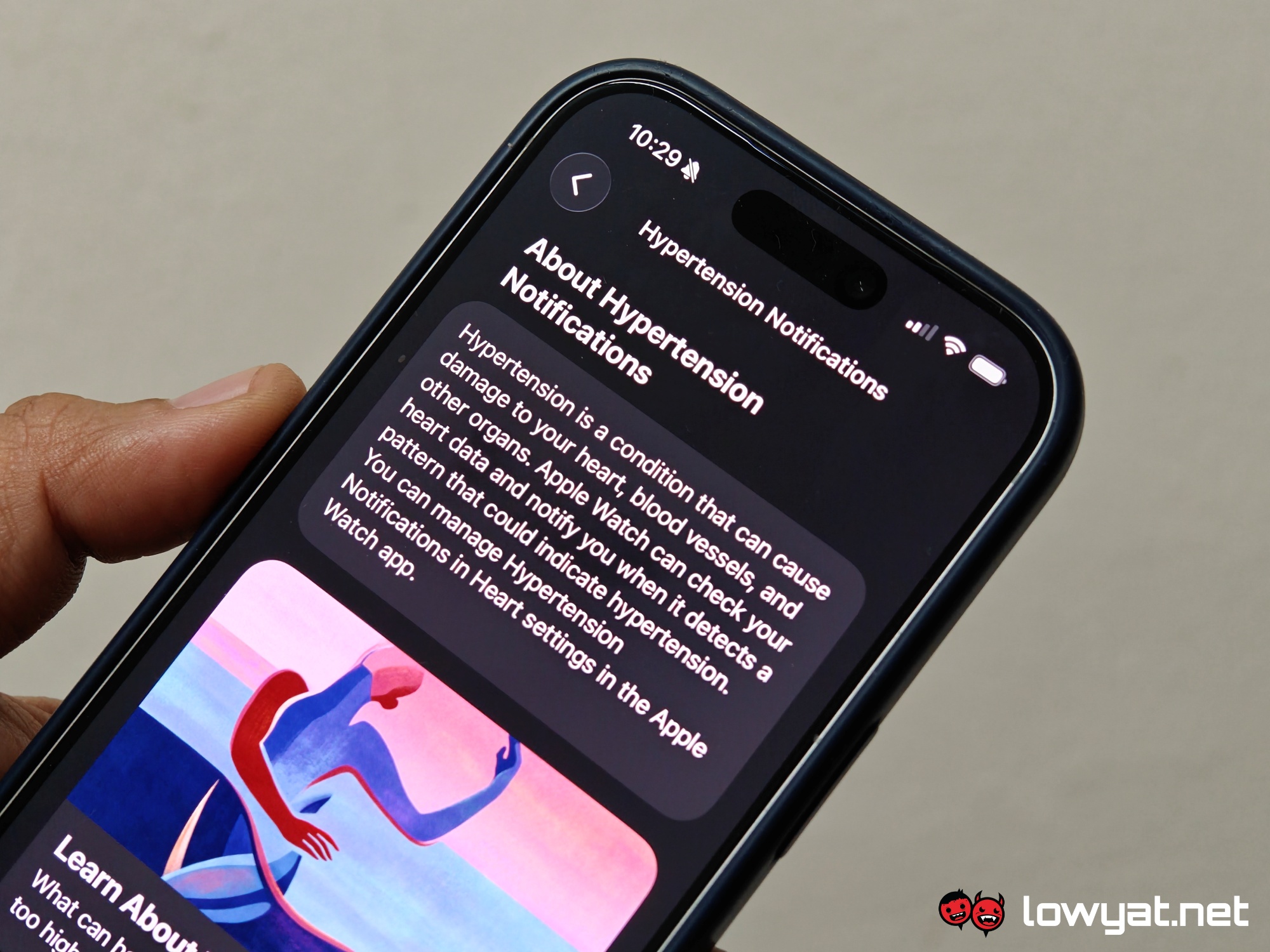 apple watch new hypertension notifications feature