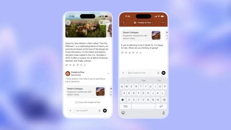 chatgpt to test ads