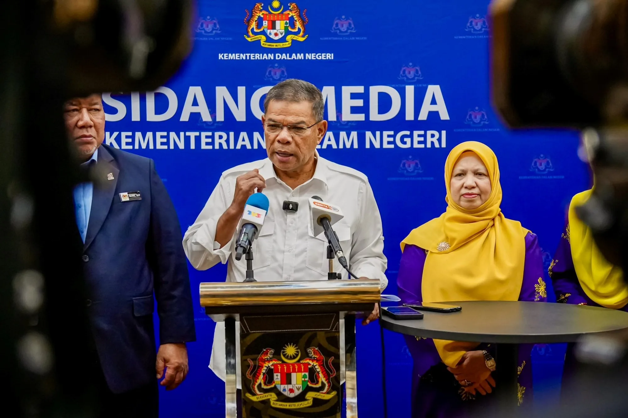 Home Minister Saifuddin Nasution Ismail