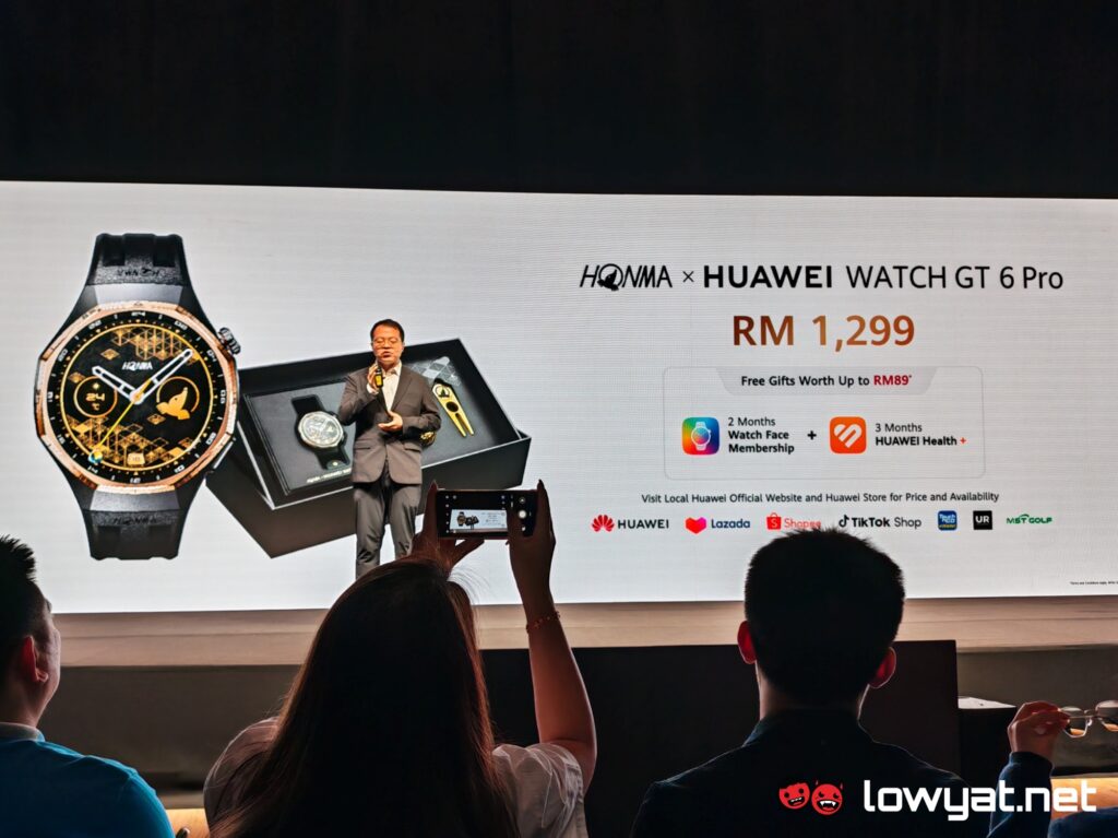 Honma x Huawei Watch GT 6 Pro