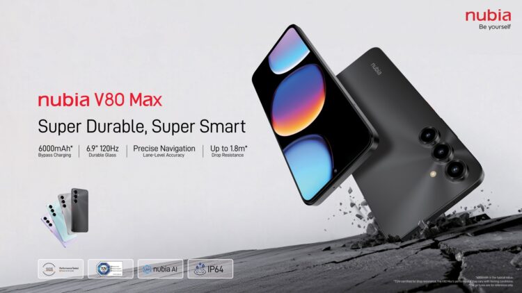nubia V80 Max Now Available In Malaysia