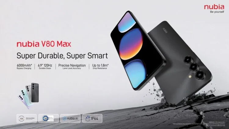 nubia V80 Max Now Available In Malaysia; Starts From RM469 1 nubia V80 Max Now Available In Malaysia