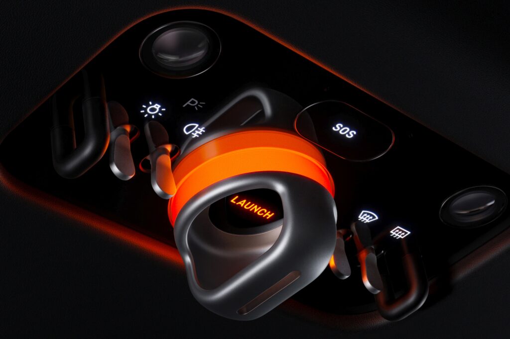 Ferrari Luce Interior miscellaneous dials overhead