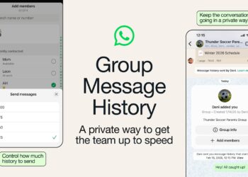 WhatsApp Group Message History