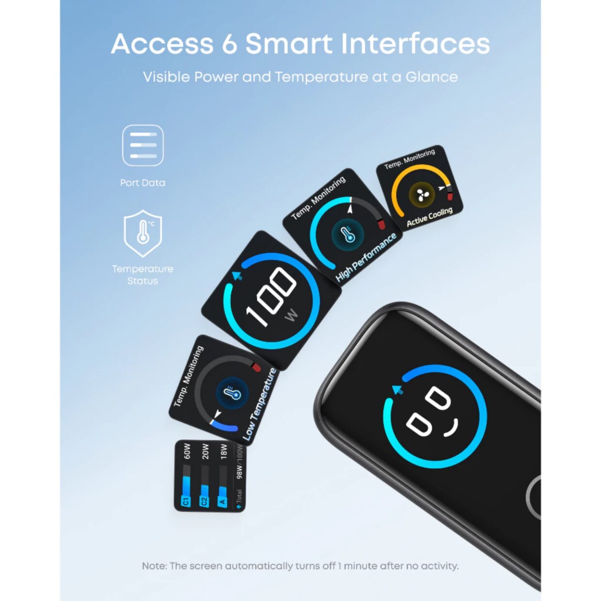 Anker Nano Smart Display Charger