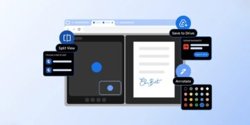 google chrome split view new features