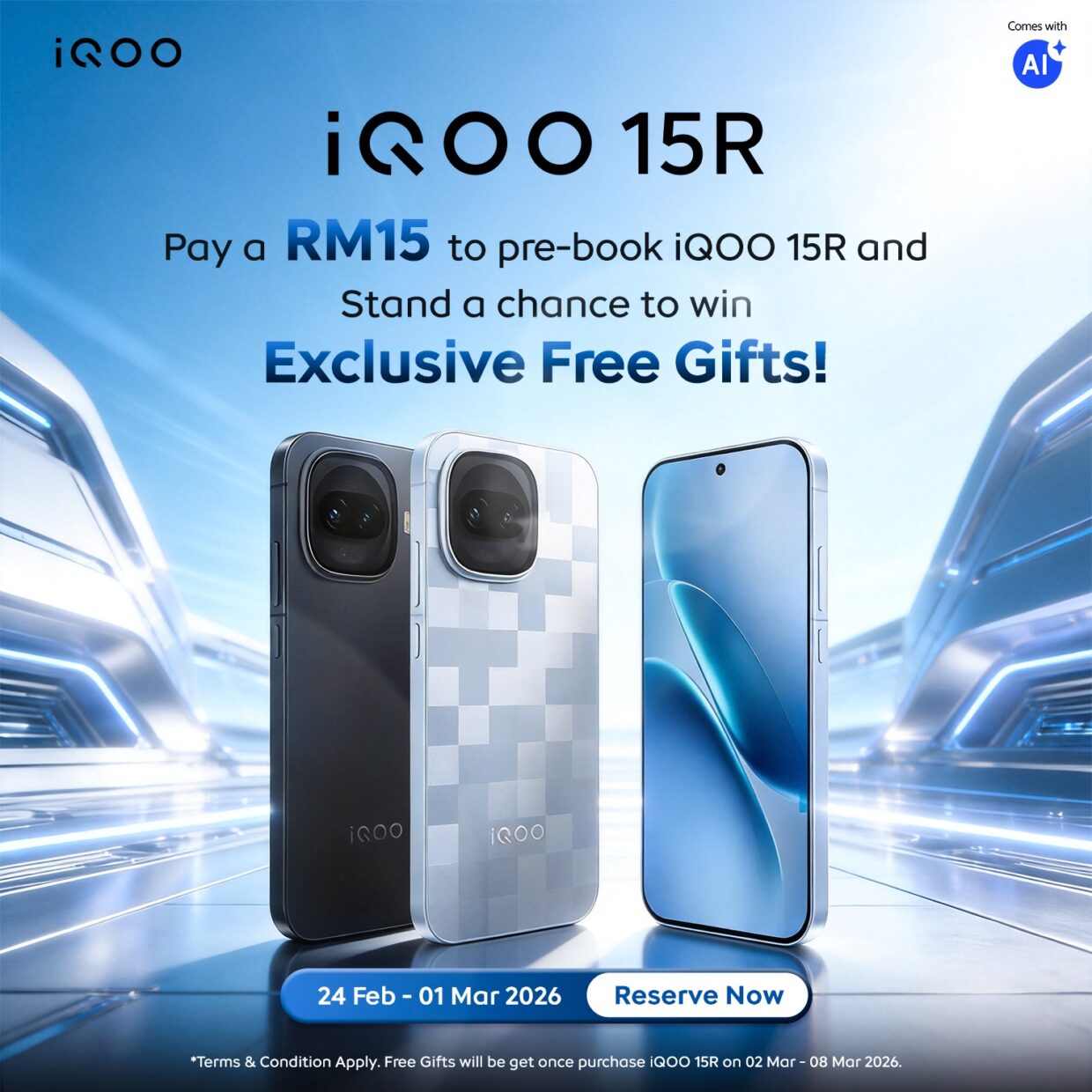iQOO 15R Now Official; Coming To Malaysia On 2 March