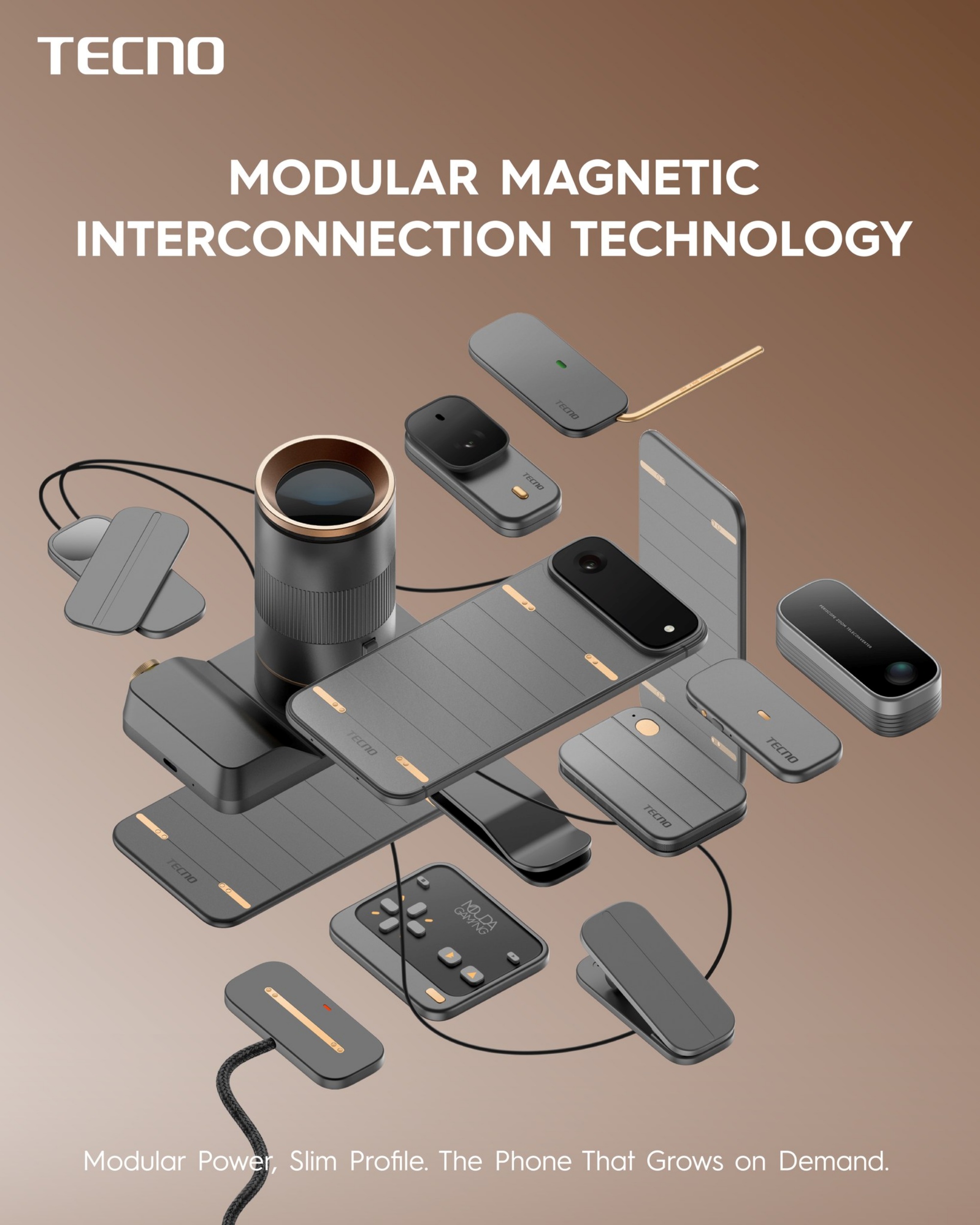 Tecno modular phone concept