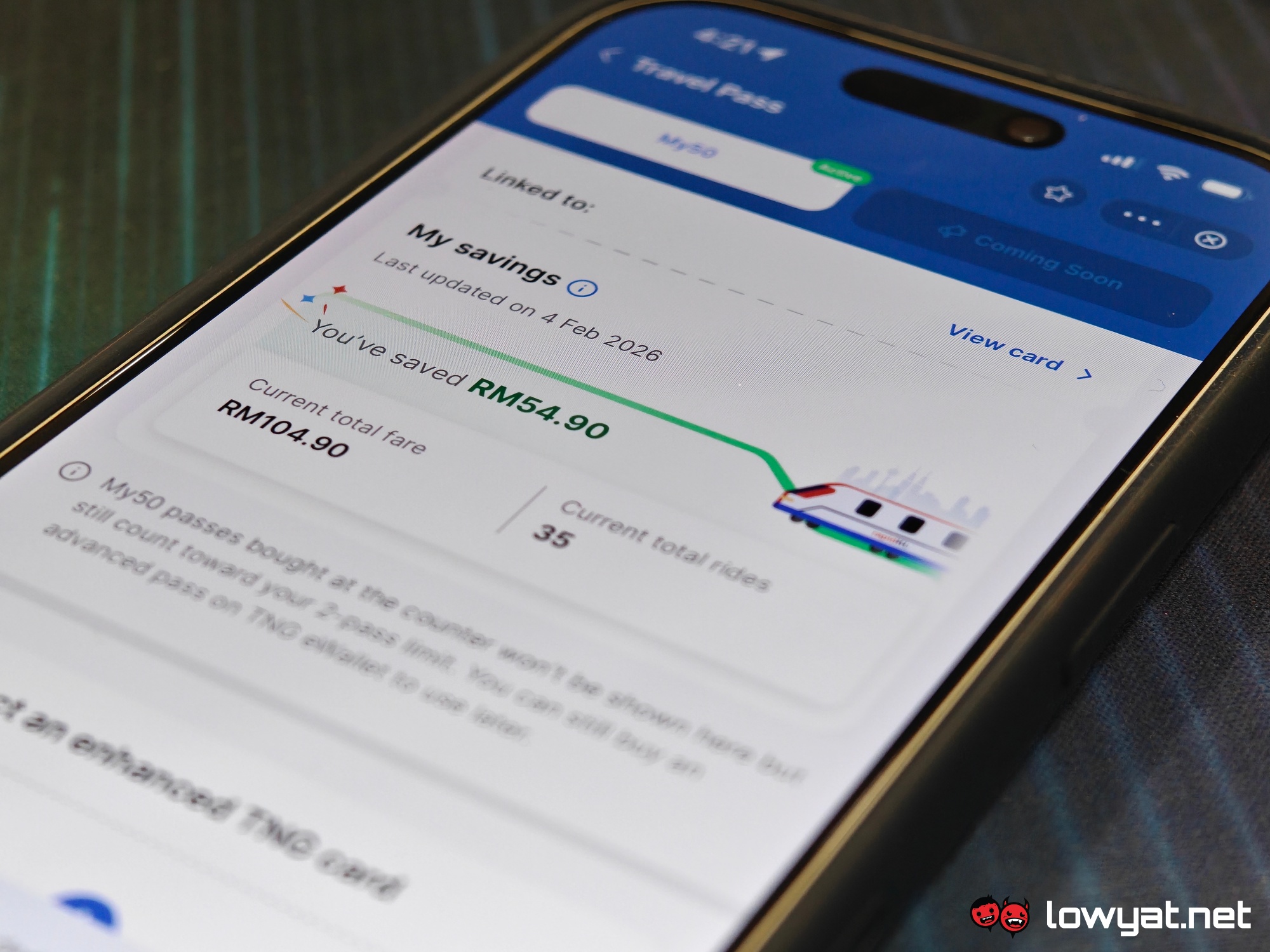tng ewallet gets my50 tracker new rapid passes
