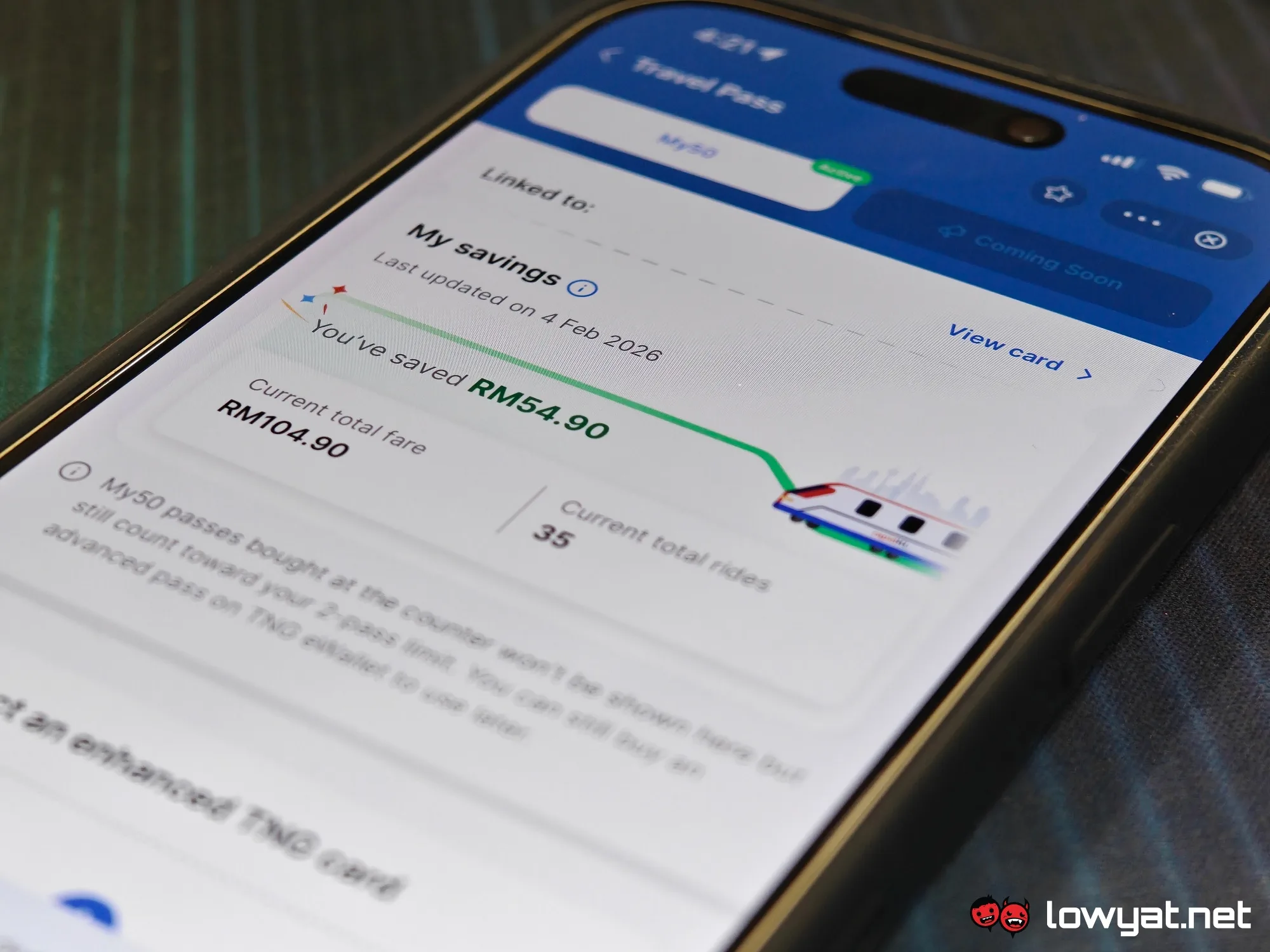 tng ewallet gets my50 tracker new rapid passes