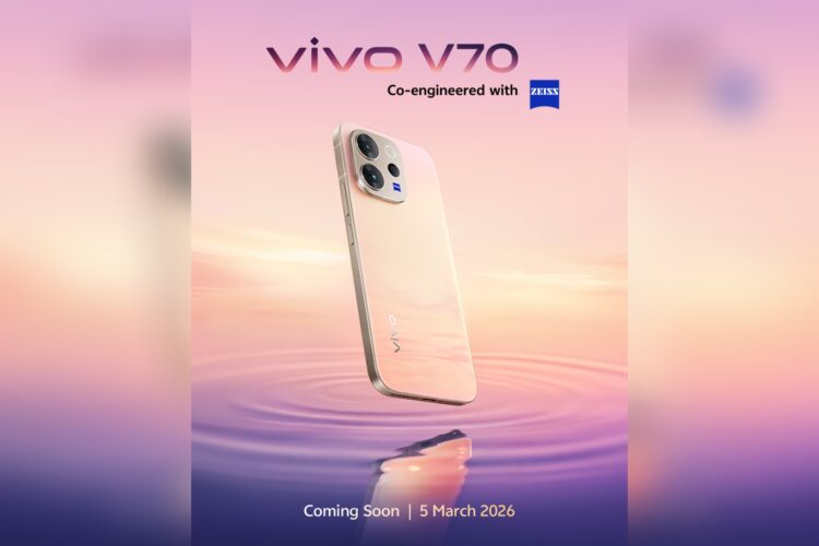 vivo V70 launch date 5 March