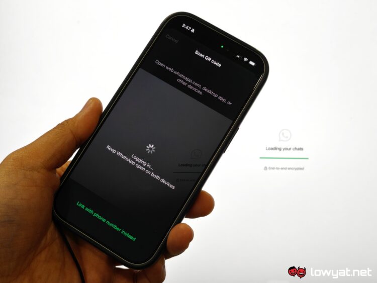 whatsapp linked devices mobile web login issues