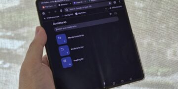 HONOR MAgic V5 bookmark bar home