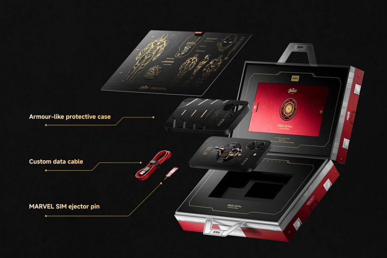 POCO X8 Pro Iron Man Edition package