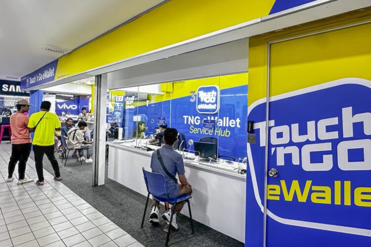 TNG eWallet physical service hub