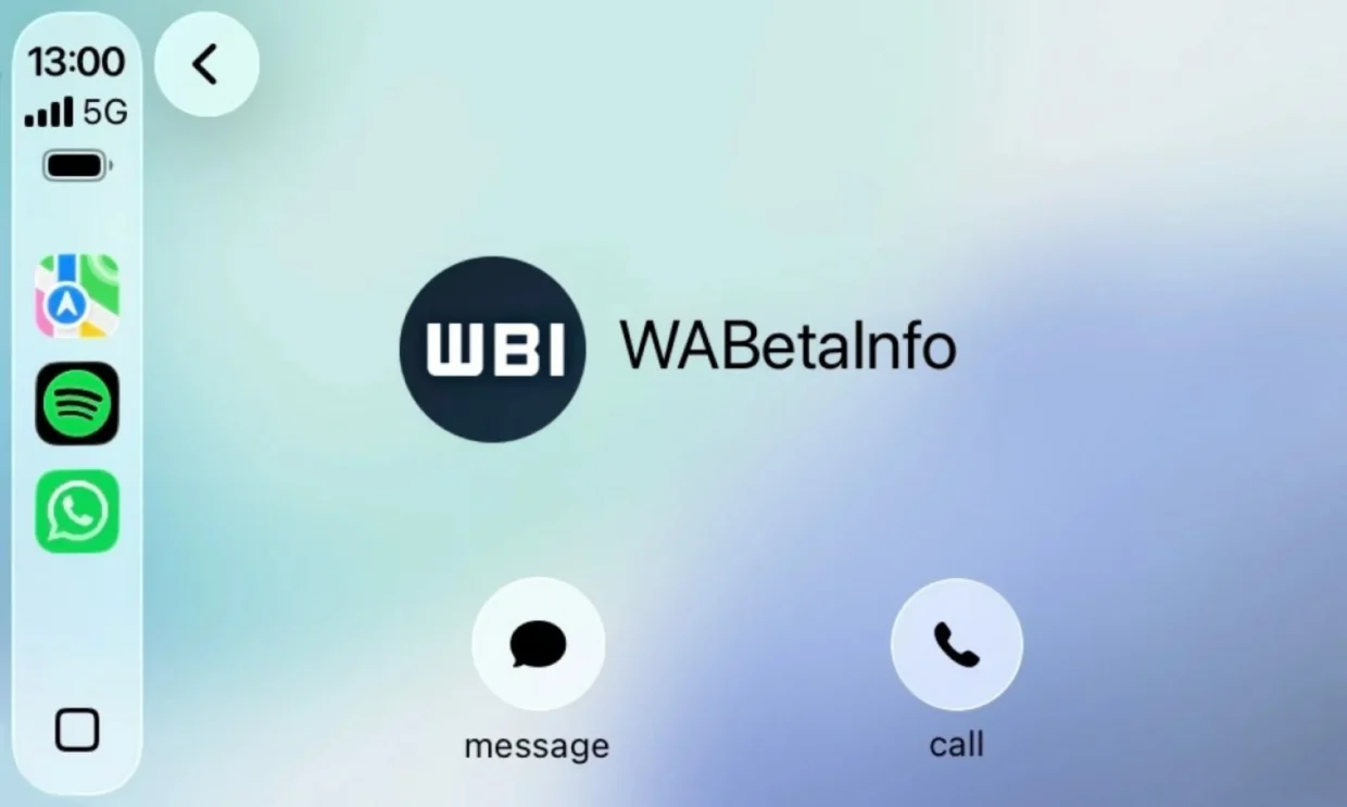 WhatsApp native Apple CarPlay app beta