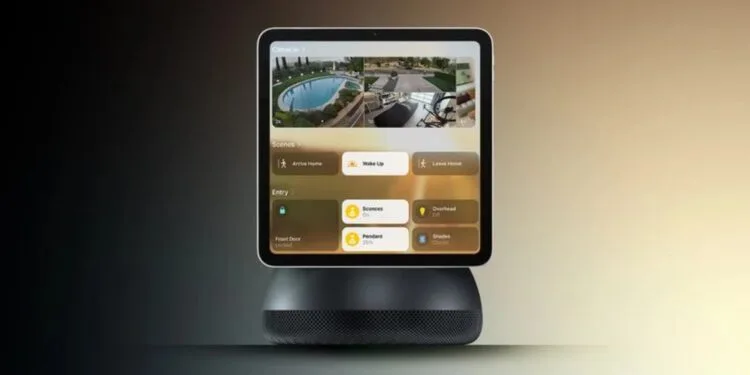 apple smart home hub rendition